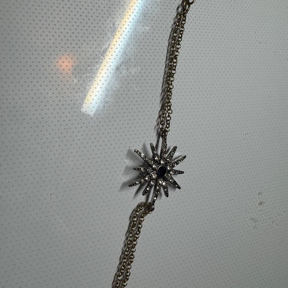 Elegant Starburst bracelet with Blue and Silver Accents - Picture 2 of 4